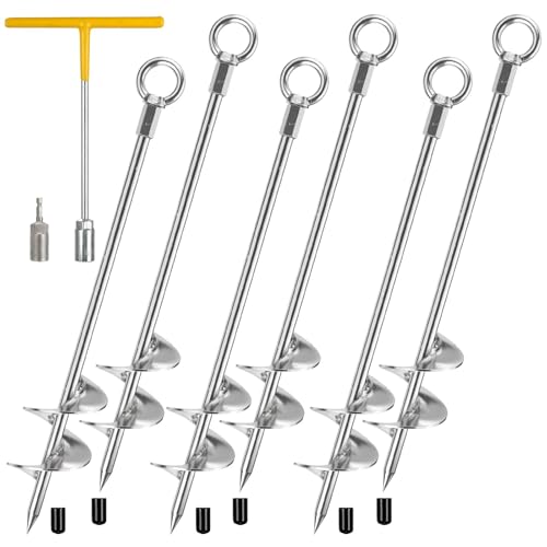 Fologtoo 30 Inch Solid Steel Anchors