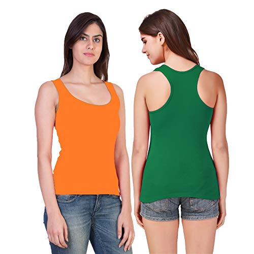 Image of Camisole Tank Top Vest Racerback Sando Camis for Women, Girls (Pack of 2)