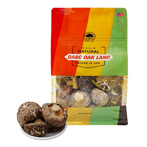 Dol Dried Small Flower Mushroom & Premium Grade Dried Shiitake Mushrooms 實惠包裝 8Oz.(227G.) #TOP15