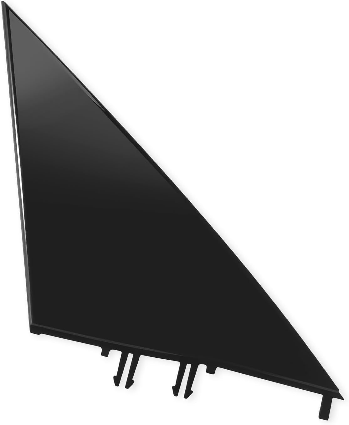 Passenger Side Mirror Triangle Trim Fit for Tesla Model 3 2017-2024, Replace 1130656-00-D, Right A-Pillar Applique Mirror Triangle Panel Cover Cap