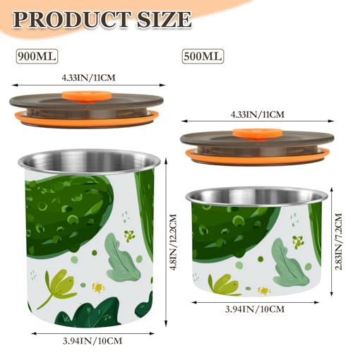 Contenedor hermético para café OTVEE acero inox 500ml miniatura 3