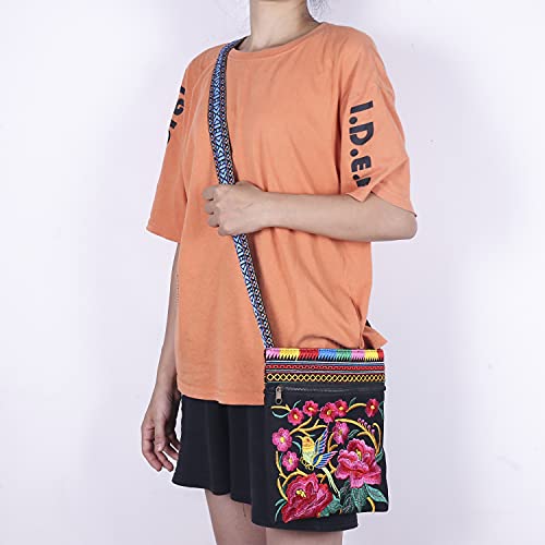 Phevos Hobo Crossbody Bag For Women, Vintage Ethnic Tribal Embroidered Boho Hippie Tote Handbags Shoulder Purse #TOP6
