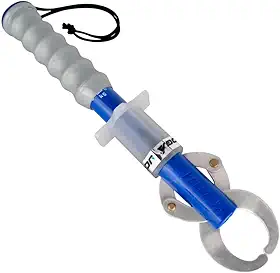 Alicate de Contenção Grip Lock com Balança até 21kg Joga Preto com Azul