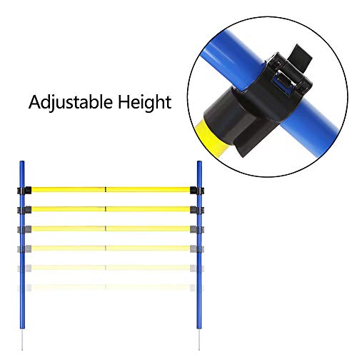 Pawise Dog Agility Training Equipment Dog Obstacle Course Kit For Training Dog Jumping Hurdle Pet Agility Tunnel #TOP3