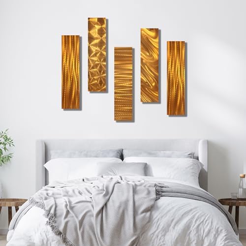 Signature Design by Ashley Devlan Modern 5 Piece Glam Gold