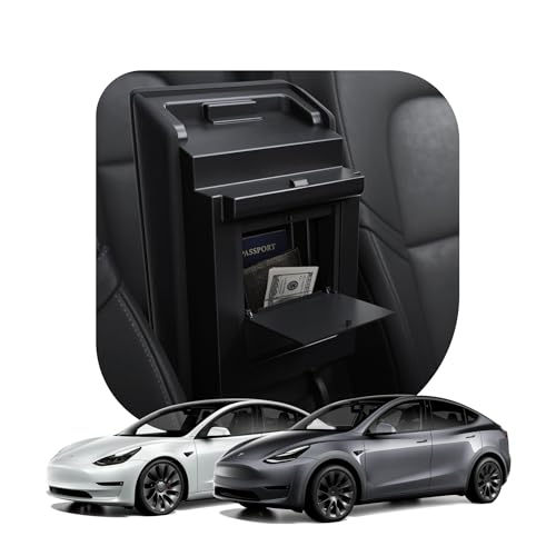 Image of Spigen One-Tap Hidden Storage Box for Tesla Model Y (2020-2024) & Model 3 (2017-2023) [Not for Model Y Juniper (2025 /26) and Model 3 Highland (2024 /25)] | Only Model Y (2020-24) & Model 3 (2017-23) - Not for Model Y Juniper (2026 /25) and Model 3 Highland (2026 /25 /24)