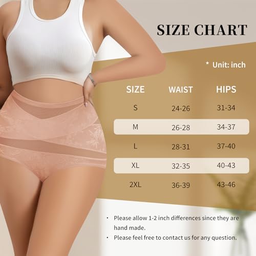 Image of High Waisted Underwear for Women, Slight Tummy Control Full Coverage Ladies Panties,Soft Breathable Postpartum Briefs