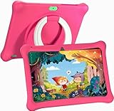 SGIN Tablet for Kids, 2GB RAM 64GB ROM, 10 Inch Kids Tablet Android 12 with Case with Parental Control APP, Dual Camera, WiFi, Educational Games，iWawa Pre Installed （Pink）