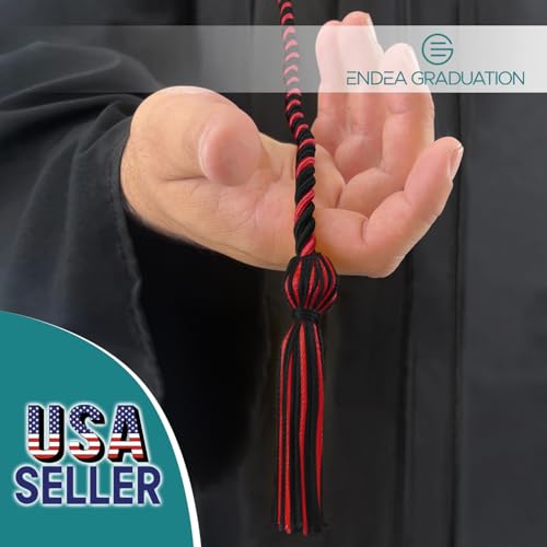 Image of Single Honor Cord Two-Color (Black /Red)