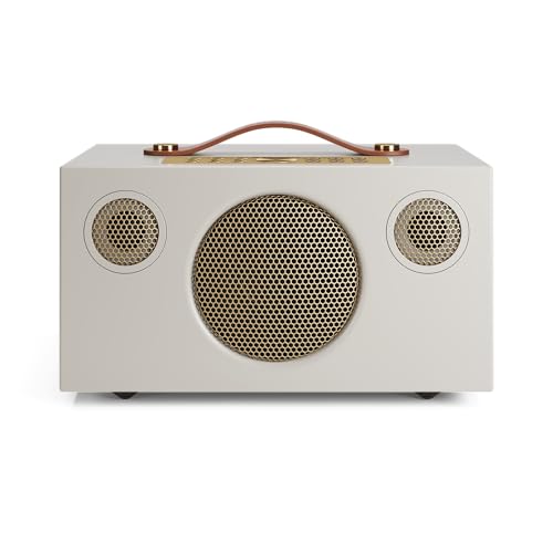 Image of Audio Pro C5 MKII W Multiroom Speaker - Compact Bluetooth Speaker for TV, Movies & Music - WiFi Compatible w /iPhone, Google Chromecast, Spotify & Smart Home High-Fidelity Sound - Dune