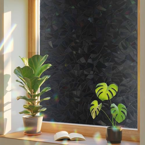 Vinilo para ventana privacidad con efecto arcoíris 45x200 cm miniatura 1