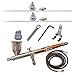 Produktbild Paasche doppelter Wirkung Enthält 3 Kopfgrößen (0,25 mm, 0,38 mm und 0,66 mm). Dieses All-Inclusive-Airbrush-Set ist ideal für Künstler, Hobbyisten und Profis, Silber