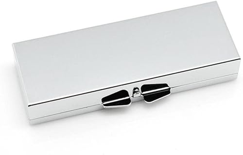 Miniatura 4 de Pastillero para monedero de viaje, portátil, pastillero rectangular, cartera de bolsillo, organizador de pastillas, 3 compartimentos, caja de