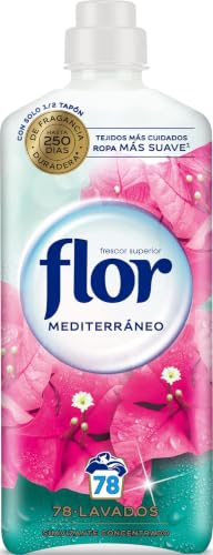 Flor - Suavizante para la ropa concentrado, aroma frescor oceánico - 72 dosis