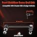 Sway Bar End Link Front Stabilizer bar link 2pcs, Compatible With 2005-2019 Chrysler 300, 2008-2019 Dodge Challenger, 2006-2019 Charger, 2005-2008 Magnum, Replaes OE#: K80822, K80823