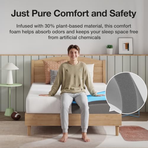 Image of Novilla Full Size Mattress, 8 Inch Full Size Mattress in a Box, Gel Memory Foam Mattresses with Comfort Foam for Cooling Night Sleep, Pressure Relief, CertiPUR-US Certified