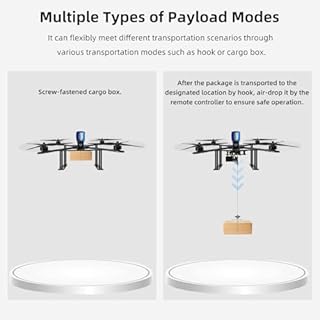 Radiolink M435 Heavy Lift Drone, Max Payload 3KG, 5.8G Analog FPV with 120km/h High Speed, Routes Planning, Drop, Autopilot, Auto Takeoff/Landing, 4KM Long Range Ready to Fly GPS Quadcopter