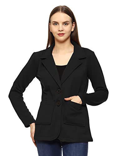 Image of ROARERS WOMEN REGULAR LENGTH POLY FLEECE SOLID COAT