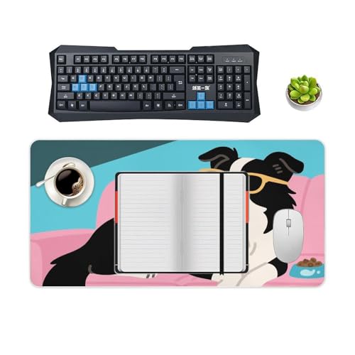 Desk Pad Protector 24x12 Inch Extended Dogs Funny Pets miniatura 4