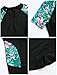 ZAFUL Women's Short Sleeves Rash Guard Boyleg One Piece Swimsuit Zipper Surfing Bathing Suit UPF 50+ 0-Green M