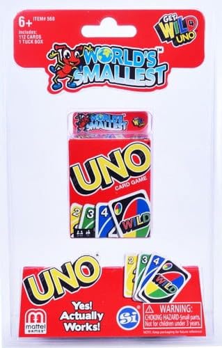 Super Impulse - UNO, The World's Smallest Card Game - 7.5cm x 2cm x 5cm