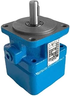 Vane Pump, Quantitative Single-Stage Hydraulic Pump Yb1-10-6 12 50 100 4 2.5 6.3 High-Pressure Oil Pump MINGPING (Color : YB1-32)