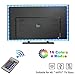Produktbild Yizhet LED TV Hintergrundbeleuchtung 2m RGB 5050 LED Streifen LED Fernseher Beleuchtung USB mit 24-Key Fernbedienung für 40 bis 60 Zoll HDTV, TV-Bildschirm und PC-Monitor (Weiß FPCB)