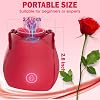 Herramienta Rosa para Mujer, Nueva Vibrador Femenino 2026 G-12 | Succionador de Clítoris con Forma de Rosa, Vibrador Rosa 2026 para Parejas 8