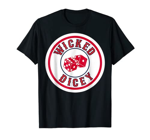 Photo de Wicked Dicey - Style logo de baseball T-Shirt