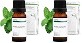 Menta Piperita BIO (Mentha x piperita) - 10 mL - Olio Essenziale Chemiotipizzato e Certificato AB - Digestione - Aroma Labs - Made in France (Confezione da 2)