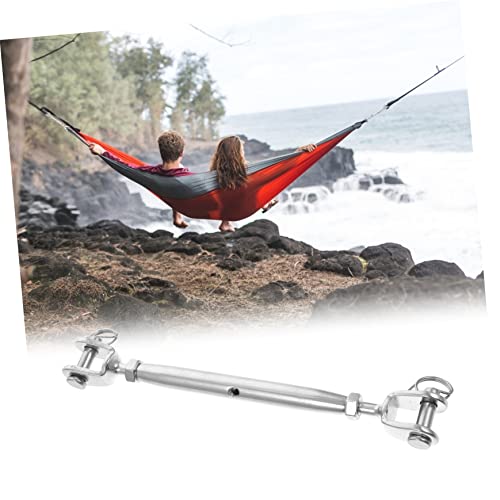 Tornillo tensor de cuerpo cerrado de acero inoxidable para cables, tiendas y más, herramienta de aparejo para uso interior y exterior miniatura 5