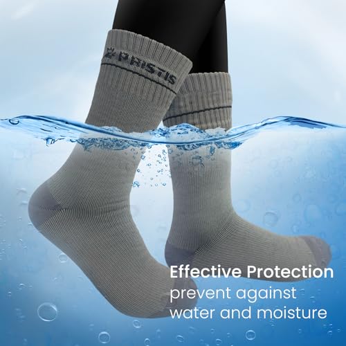Waterproof Wading Socks, Leakproof Breathable Membrane Interlayer, Unisex Fishing Skiing Socks for Men Women Kids4