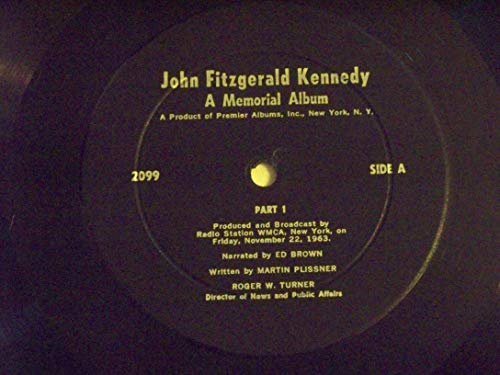 45vinyl JOHN FITZGERALD KENNEDY A MEMORIAL ALBUM (12