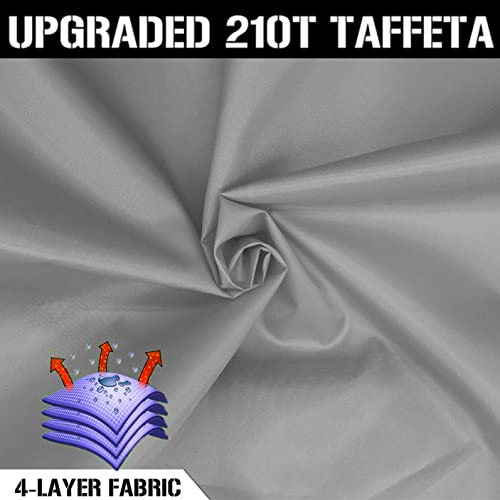 Joy Walker Waterproof Backpack Rain Cover For (15-90L), Upgraded (Anti-Slip) Buckle Strap & Strengthened Layer For Hiking Camping Traveling Cycling (Gray, Small (For 15-25L Backpack)) #TOP3