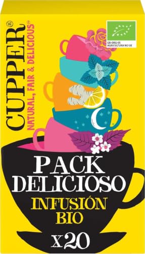 CUPPER - Pack Sabores Deliciosos Variados - 20 Bolsitas y 5 variedades