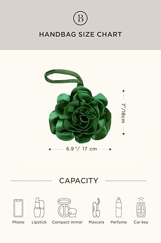 Image of BABEYOND Clutch Purses for Women - Evening Bags Flower Satin Handbag Classy Wristlet Purse for Party Daily Wedding