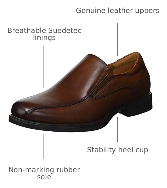 Image of Florsheim Men's Medfield Bike Toe Slip Loafer Dress Shoe