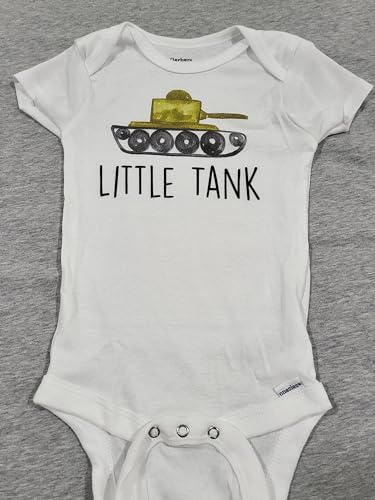 Military Tank - Baby Boy Girl Clothes Infant Bodysuit Funny Cute Newborn2