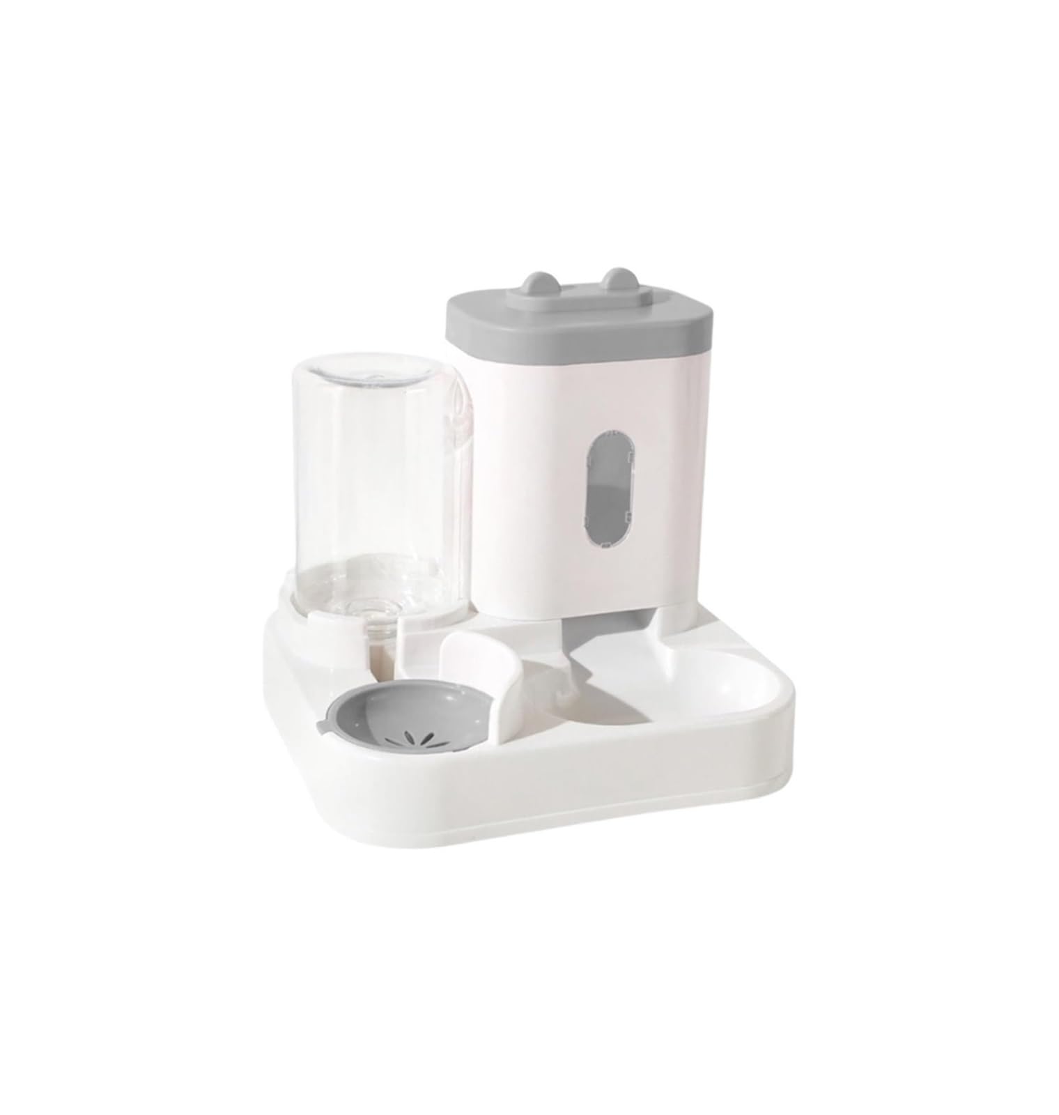 FGJsfhrDTU Automatic Water Bowl, Dry Food Feeder for Dogs with Hydration
