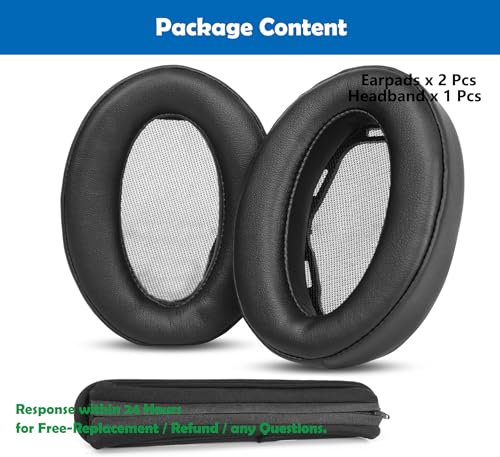 WH-H910N Headset Premium Protein Leather Earpads and Headband Cushion Compatible with Sony WH-H910N Headset Earpads Cushion miniatura 5