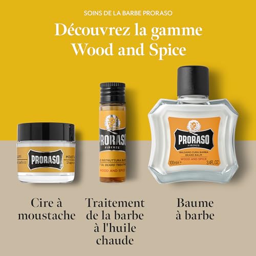 Proraso Cire à Moustache Wood & Spice, 15 ml – vue 5