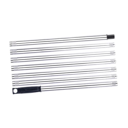 Generic 延長ポール 長さ調節可能 塗装用 延長ロッド 頑丈 ペイントブラシ アクセサリー 取り外し可能 ステンレス鋼 多目的ポール 簡単組立 滑り止めグリップ 安定した接続 室内装飾 屋外塗装作業に対応, 2.8m