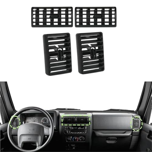 Grille d'aération climatisation centrale Jeep Cherokee XJ 1997-2001