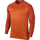 nike sb orange hoodie V-neck Nike Herren Dry Trophy III Football Jersey Long Sleeved T-Shirt, Safety Orange/Team Orange/White, M