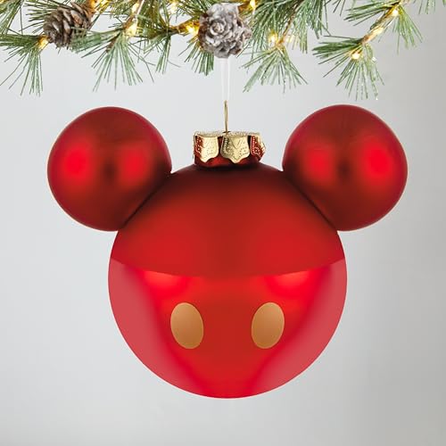 Boule Mickey Mouse en verre rouge : sublimez un sapin terne grâce à cette décoration Hallmark - 5