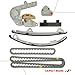 A-Premium Engine Timing Chain Kit W/Tensioner & Guide Rail [DOHC, L4 2.5L] Compatible with Nissan Altima 2002 2003 2004 2005 2006, Sentra 2002-2006