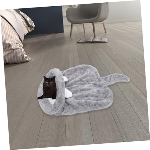 Happyyami Saco De Dormir Para Animais De Estimação Cama De Gato Auto-aquecida Cama Para Animais De E