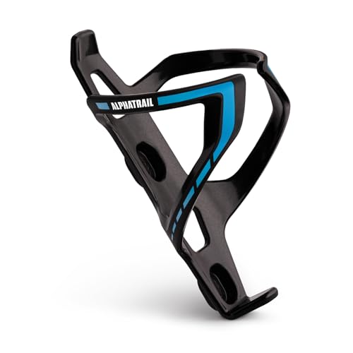 Alphatrail Bike Bottle Cage Max I Lifetime Anti-Breakage Guarantee 36g Lightweight Design I Incl. Fixing Screws I Compatible with Cube, SKS, Elite, Topeak and other drinking bottles
