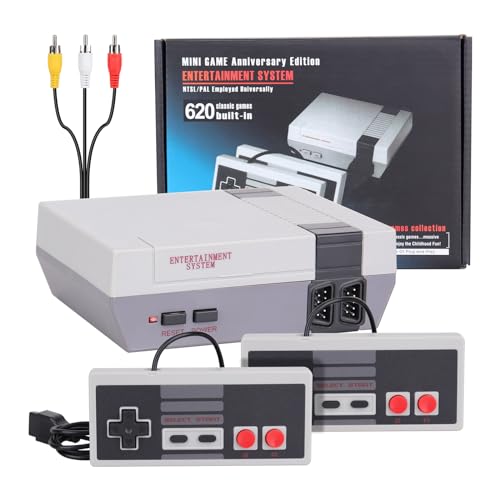 Classic Mini Retro Game Console, Plug & Play Video Game Console Built-in 620 Classic Games, Old-School Gaming System, Ideal Surprising Gift for Valentine/Birthday/Thanksgiving Day Day