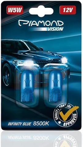 Lot De 10 Ampoules Halogènes Vega T10 W5W Daylight - Blanc Xénon 5000K, 12V, 5W, Pour Voiture